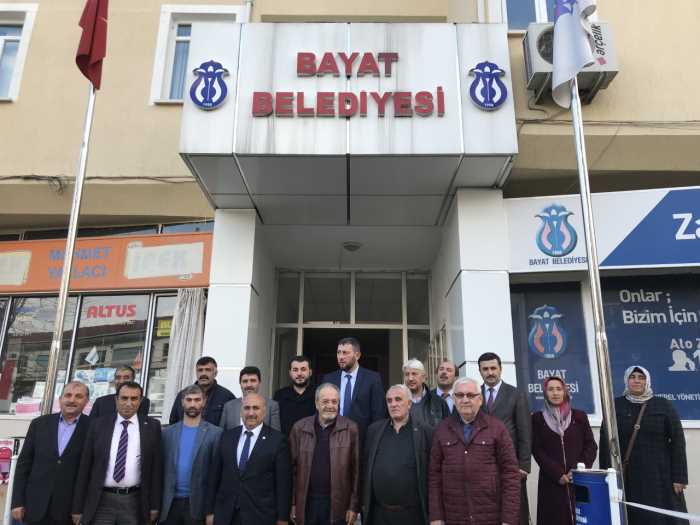 Salim Uslu Bayat'ta Esnafı ziyaret etti