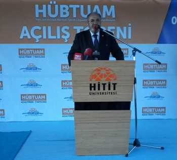 Salim Uslu'nun HÜBTUAM - AR-GE merkezinin açılış konuşması