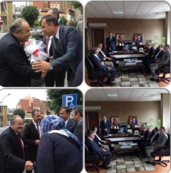 SALİM USLU VE ABDÜLHAMİT GÜL'ÜN İL BAŞKANLIĞI ZİYARETİ