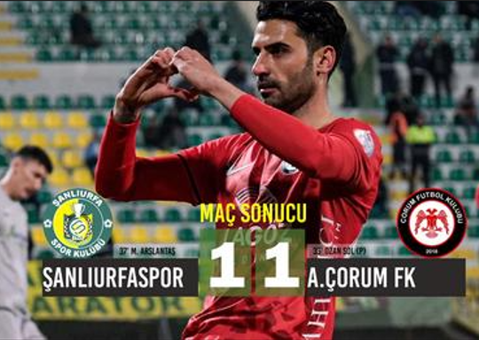 Şanlıurfa Spor - Ahlatcı Çorum FK maçı