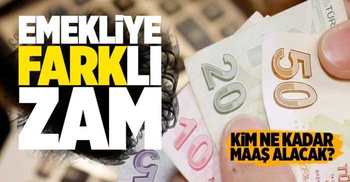 SGK Emekliye 'fark'lı zam