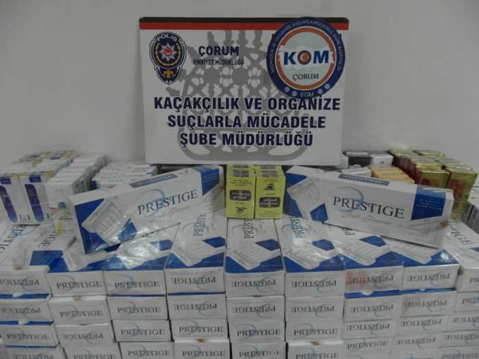 Sigara Kaçakçılarına yönelik  Osmancık İlçesinde operasyon yaptı