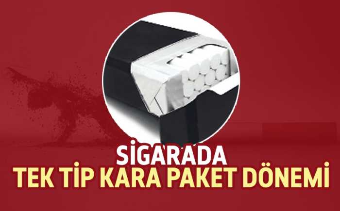 Sigarada Tek Paket ‘kara paket’ dönemi başlıyor