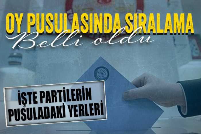 Siyasi partilerin oy pusulasındaki yerleri belli oldu!