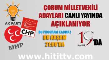 SON SÖZ PROGRAMI YİNE ÇORUM GÜNDEMİNİ TARTIŞTI 