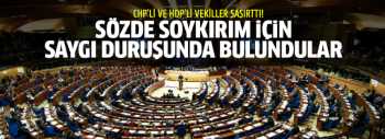 SOYKIRIM İÇİN : CHP VE HDP'Lİ VEKİLLER AYAĞA KALKINCA AZERİ VEKİLLER ŞOKE OLDU