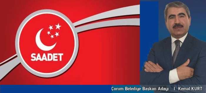 SP Çorum Belediye başkan adayı Kemal Kurt