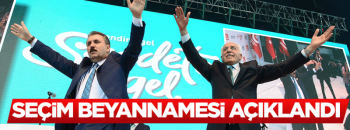 SP ile BBP seçim beyannamesini açıkladı