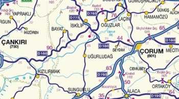 SUNGURLU-ÇANKIRI  HARİTA YOLU İHALE EDİLİYOR
