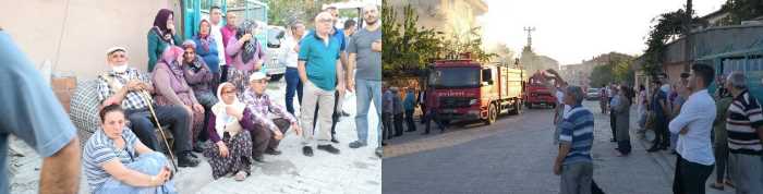 Sungurlu'da Bayram Günü Evsiz Kaldılar