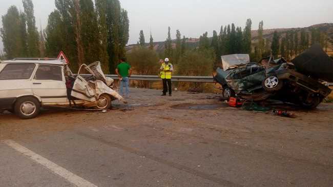 SUNGURLU’DA KORKUNÇ TRAFİK KAZASI