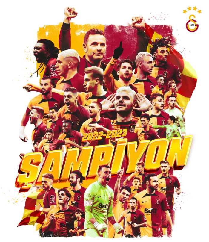 Süper Lig'de 23.Kez şampiyon Galatasaray oldu