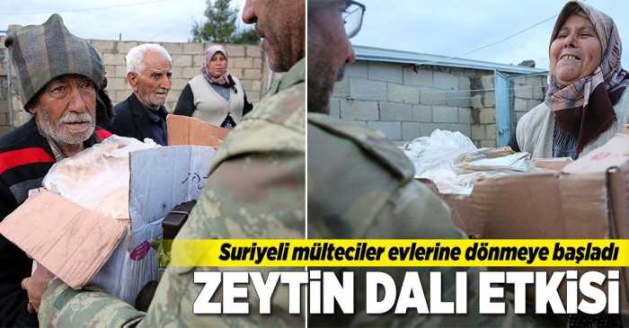 Suriyeli Mülteciler Köylerine dönüyor