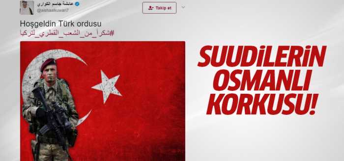 Suudilerin Osmanlı korkusu! Sosyal medyada yaşandı