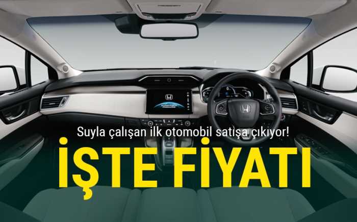 Suyla çalışan otomobil satışa çıkıyor