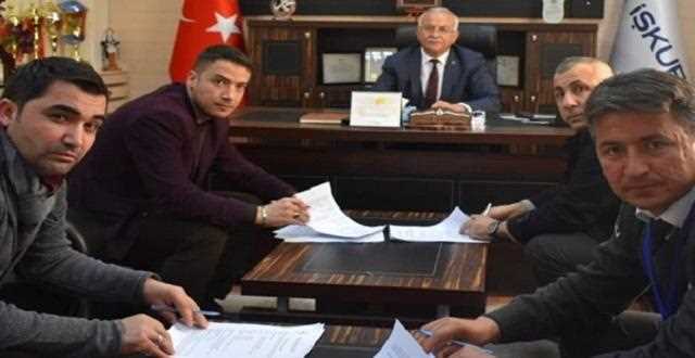 Taşeron İşciler sözleşme İmzaladı