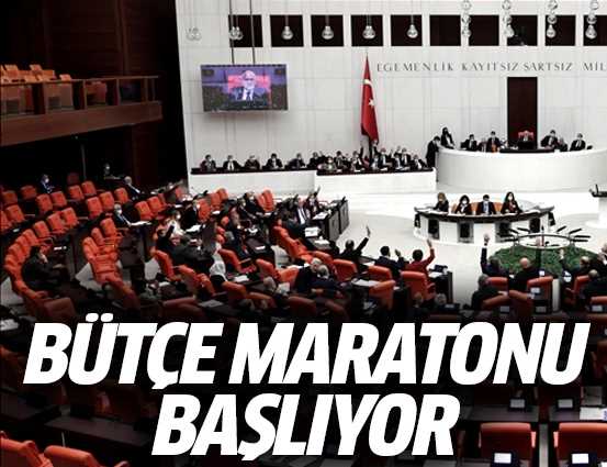 TBMM 2023 yılı bütçe maratonu başlıyor