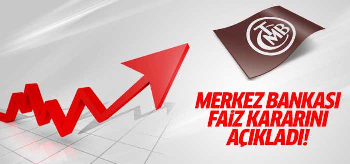 TCMB Politika Faiz Oranı Yüzde 19 Olarak Açıkladı