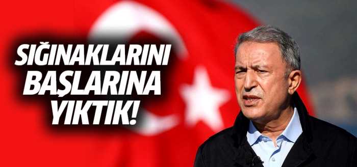 Teröristlerin inlerini başlarına yıktık!