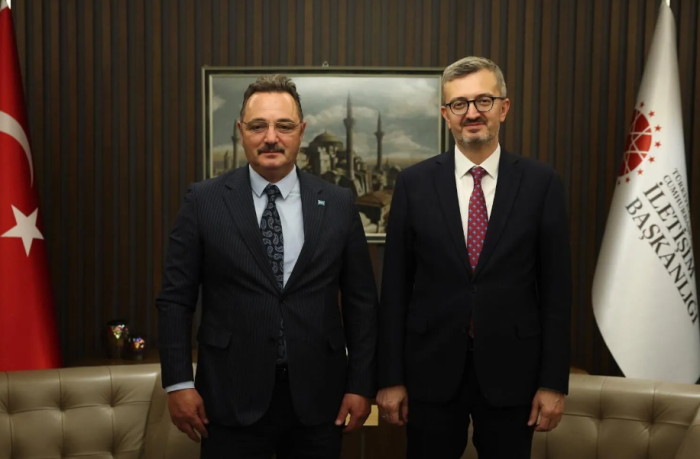 TİMBİR Heyetinden İletişim Başkanı Burhanettin Duran’a Ziyaret!