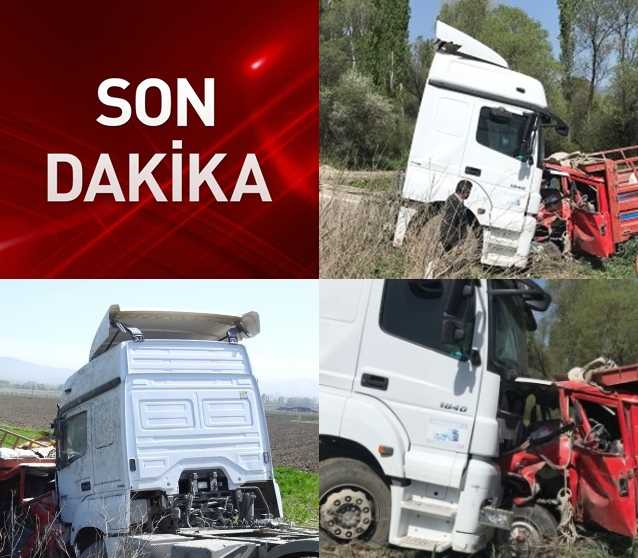 Tır ile kamyonet çarpıştı: 1 ölü, 4 yaralı