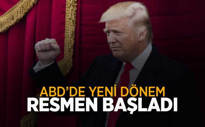 Trump dönemi resmen başladı