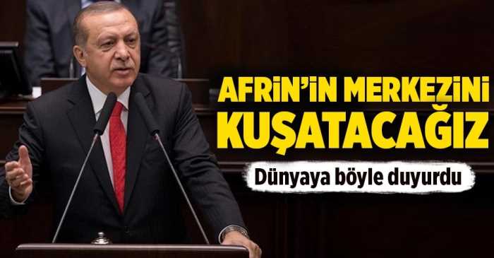 TSK AFRİN'NİN MERKEZİNİ KUŞATACAK!