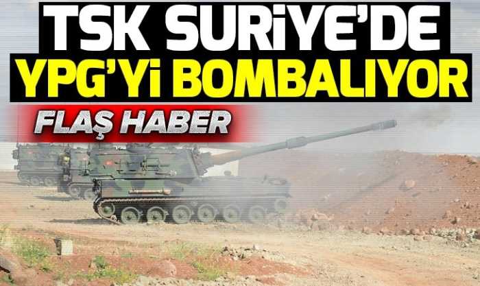 TSK Suriye'de YPG'yi bombalıyor