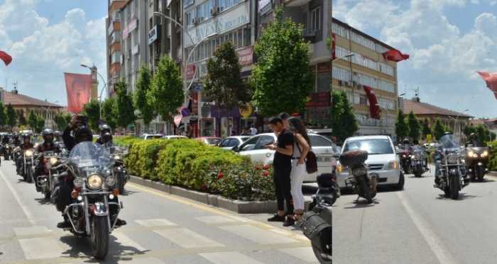 Türk Chopper Motor Kulübü Çorum’dan Samsun'a geçti