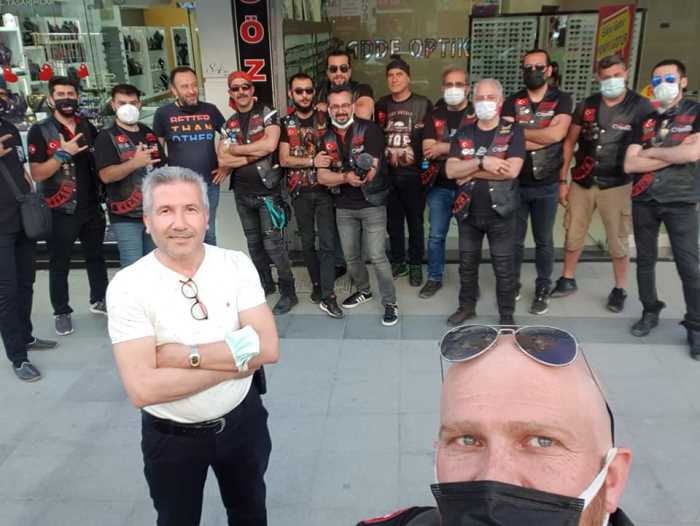 Türk Chopper Motosiklet Kulübü'nün Çorum ziyareti 