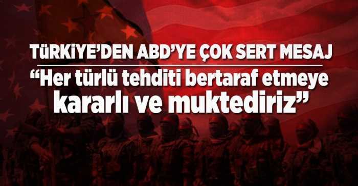 TÜRK DIŞİŞLERİNDEN ABD'YE TEPKİ