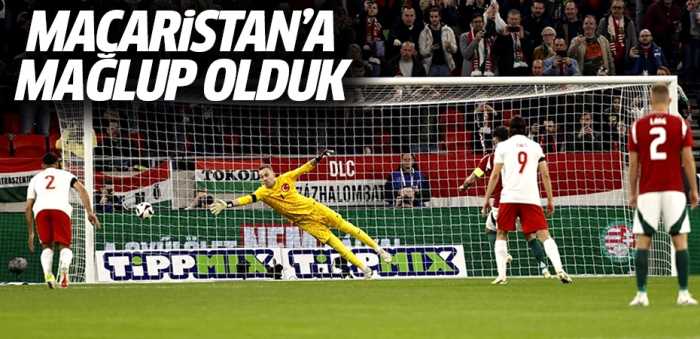 Türkiye - Macaristan'a 1-0 mağlup oldu