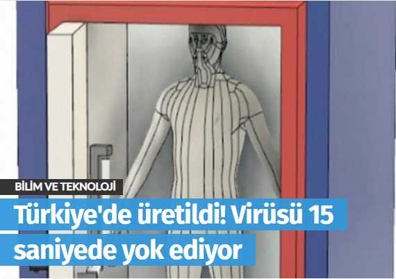 Türkiye'de üretildi! Virüsü 15 saniyede yok ediyor