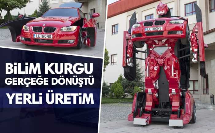  Türkiye'deki ilk robota dönüşen araba 