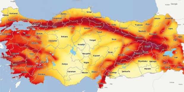 Türkiye'nin deprem haritasında Çorum hangi bölgede!