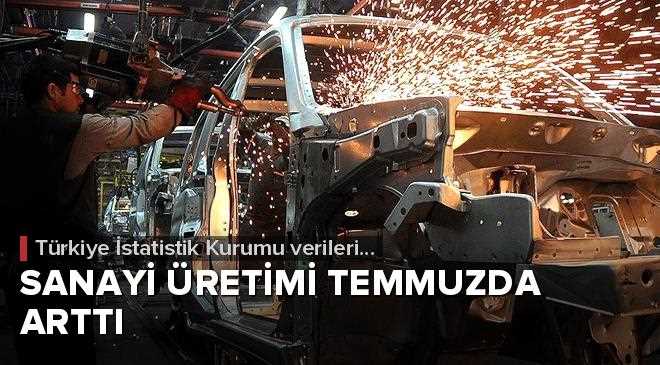 Türkiye'nin Sanayi üretimi Temmuzda arttı