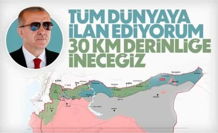 Türkiye'nin Suriye'ye 30 km'lik operasyon hazırlığı