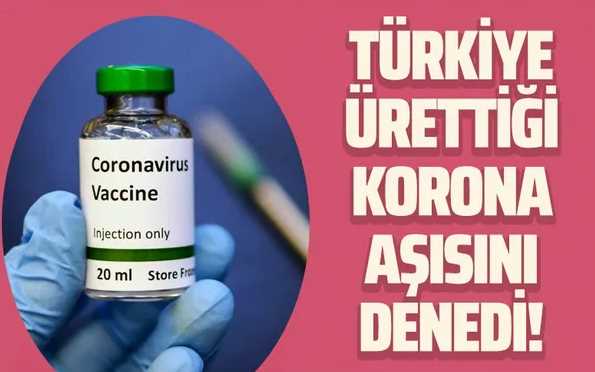 Türkiye'nin ürettiği koronavirüs aşısının ilk aşaması başarılı çıktı