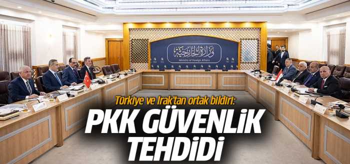 Türkiye ve Irak 'PKK güvenlik tehdidi' Protokolü 