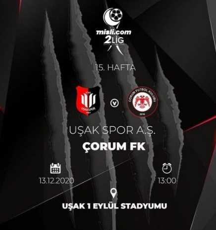 Uşakspor - Çorum FK 