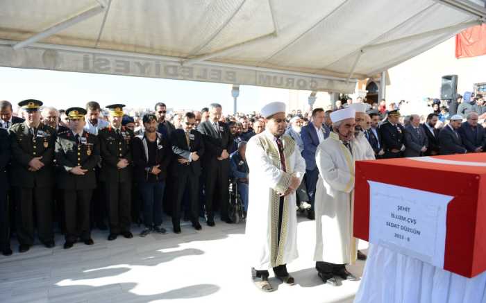  Uzman Çavuş Sedat Düzgün, memleketi Çorum'da son yolculuğuna uğurlandı