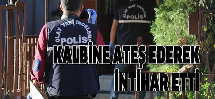 Yaşlı adam kalbine ateş ederek intihar etti!