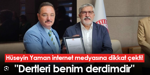 Yayman "İnternet Medyasının Derdi Benim Derdimdir"