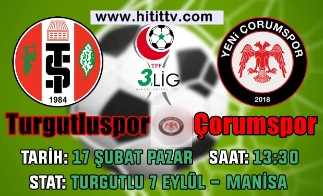 Yeni  Çorumspor-Turgutluspor