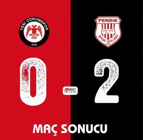 Yeni Çorumspor - Pendikspor maçı