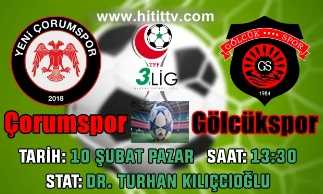 Yeni Çorumspor- Gölcükspor maçı