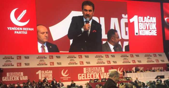 Yeniden Refah Partisi'nde genel başkan Erbakan