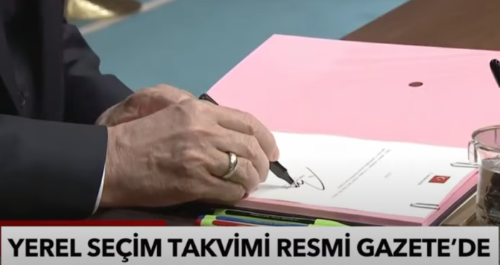 Yerel seçim süreci 2 Ocak'ta başlıyor!