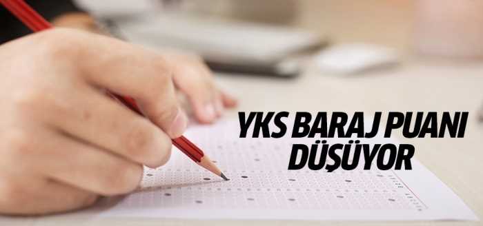 YKS baraj puanı düşüyor