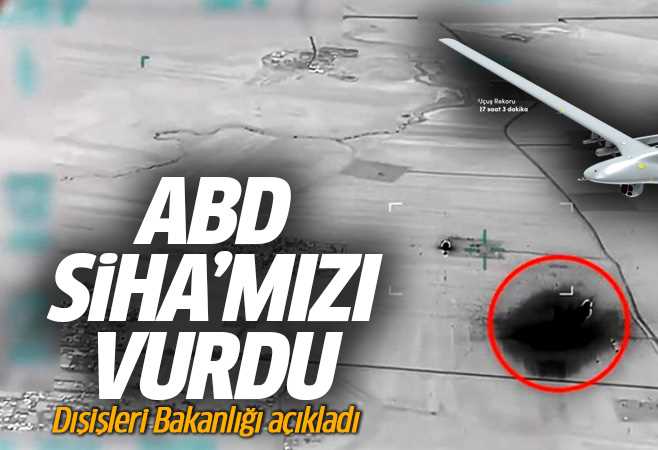 YPG-PKK Operasyonunda ABD SİHA'mızı vurdu!